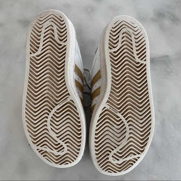 Adidas Superstar Ortholite Kids White/Gold. 1 - Picture 7 of 7